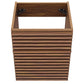 Render 18" Wall-Mount Bathroom Vanity Cabinet (Walnut) by Modway