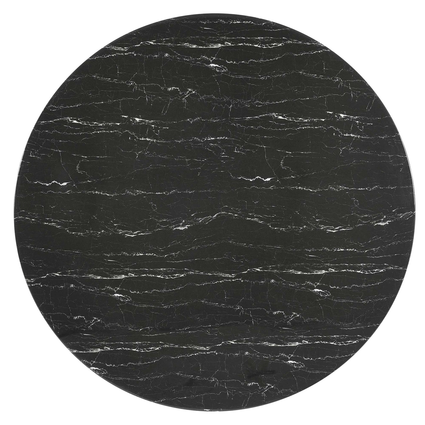 Lippa 60" Round Faux Marble Dining Table by Modway