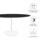 Lippa 60" Round Faux Marble Dining Table by Modway