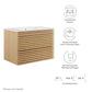 Render 30" Wall-Mount Bathroom Vanity by Modway