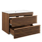 Render 30" Wall-Mount Bathroom Vanity by Modway
