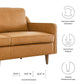 Impart Genuine Leather Sofa by Modway