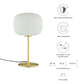 Reprise Glass Sphere Glass and Metal Table Lamp by Modway