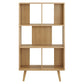 Transmit 5 Shelf Wood Grain Bookcase by Modway