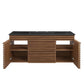 Render 48" Wall-Mount Bathroom Vanity by Modway