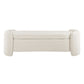 Nebula Boucle Upholstered Bench by Modway