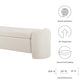 Nebula Boucle Upholstered Bench by Modway