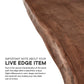 Viggo 60" Live Edge Acacia Wood Dining Table by Modway