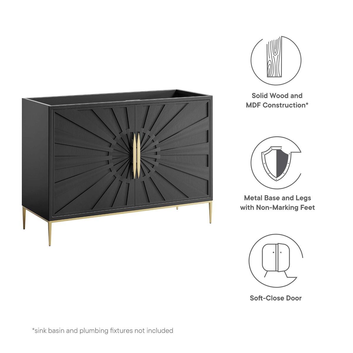 Awaken 48" Bathroom Vanity Cabinet by Modway