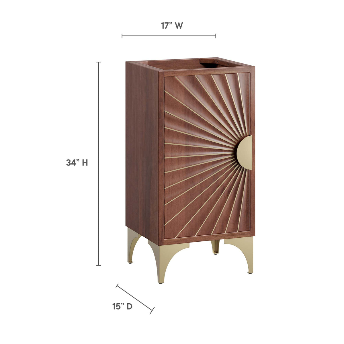 Daylight 18" Bathroom Vanity Cabinet by Modway