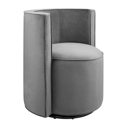 Della Performance Velvet Fabric Swivel Chair by Modway