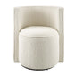 Della Boucle Fabric Swivel Chair by Modway