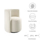Della Boucle Fabric Swivel Chair by Modway