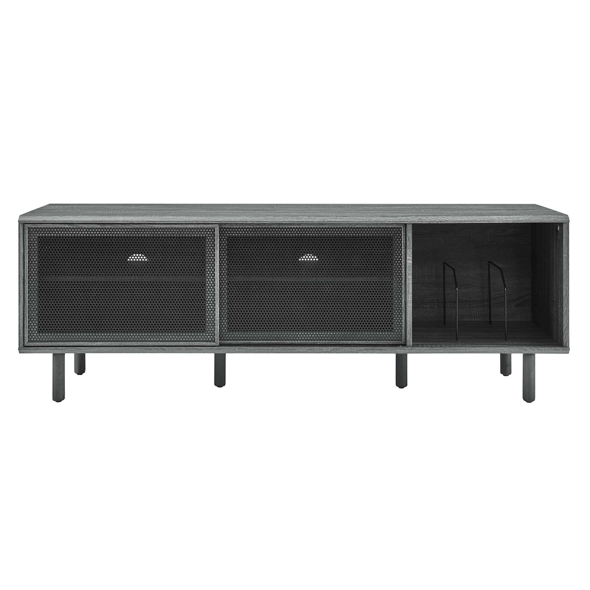 Kurtis 67" TV and Vinyl Record Stand by Modway