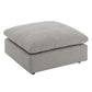 Commix Down Filled Overstuffed Boucle Fabric Ottoman by Modway
