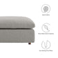 Commix Down Filled Overstuffed Boucle Fabric Ottoman by Modway