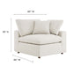 Commix Down Filled Overstuffed Boucle Fabric Corner Chair by Modway