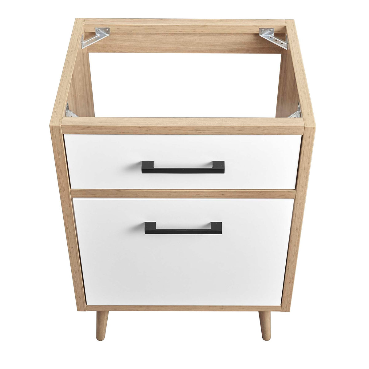 Maverick 24" Bathroom Vanity Cabinet Oak White