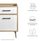 Maverick 24" Bathroom Vanity Cabinet Oak White
