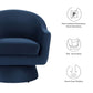 Astral Performance Velvet Fabric and Wood Swivel Chair by Modway