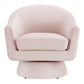 Astral Performance Velvet Fabric and Wood Swivel Chair by Modway