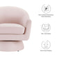 Astral Performance Velvet Fabric and Wood Swivel Chair by Modway