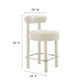 Toulouse Boucle Fabric Counter Stool by Modway