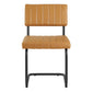 Parity Vegan Leather Dining Side Chairs Set of 2 by Modway