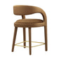 Pinnacle Performance Velvet Counter Stool Set of 2 by Modway