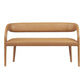 Pinnacle Vegan Leather Accent Bench by Modway