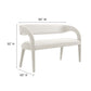 Pinnacle Boucle Fabric Accent Bench by Modway