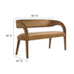 Pinnacle Performance Velvet Accent Bench by Modway