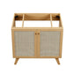 Soma 36" Bathroom Vanity Cabinet with Rattan Doors
