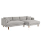 Zoya Right-Facing Down Filled Overstuffed Sectional Sofa by Modway