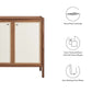 Capri 33" Wood Grain Storage Cabinet by Modway