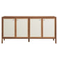 Capri 65" Wood Grain Sideboard Storage Cabinet by Modway