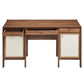 Capri 58" Wood Grain Office Desk by Modway