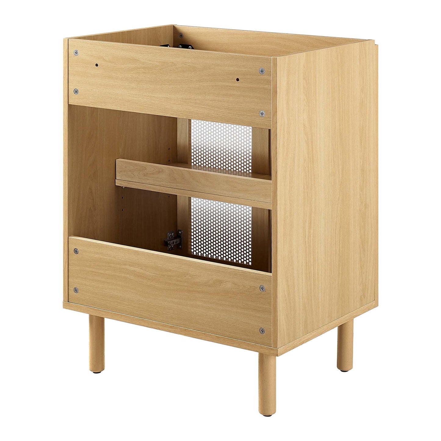 Calla 24" Perforated Metal Bathroom Vanity Cabinet