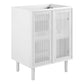 Calla 24" Perforated Metal Bathroom Vanity Cabinet
