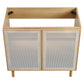 Calla 36" Perforated Metal Bathroom Vanity Cabinet by Modway