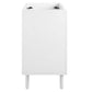 Calla 36" Perforated Metal Bathroom Vanity Cabinet by Modway