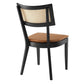 Caledonia Vegan Leather Upholstered Wood Dining Chairs Set of 2 by Modway