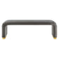 Koda Performance Velvet Waterfall Long Bench by Modway