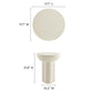 Caspian Round Concrete Side Table by Modway
