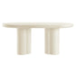 Caspian 72" Oval Concrete Dining Table by Modway