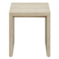 Mirella Faux Travertine Side Table by Modway