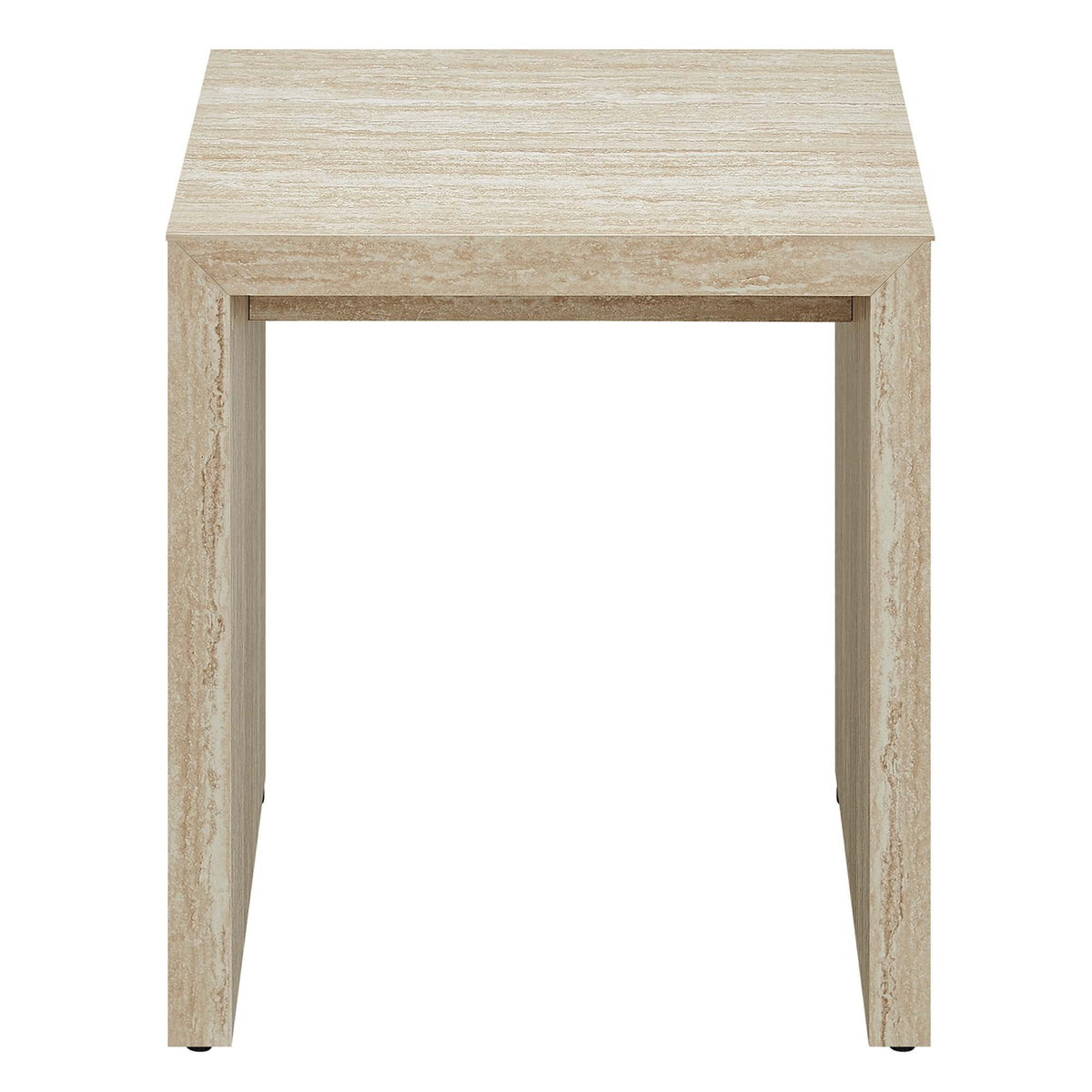 Mirella Faux Travertine Side Table by Modway