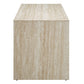 Mirella 62" Faux Travertine Long Bench by Modway