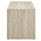 Mirella 53.5" Faux Travertine Indoor Bench by Modway