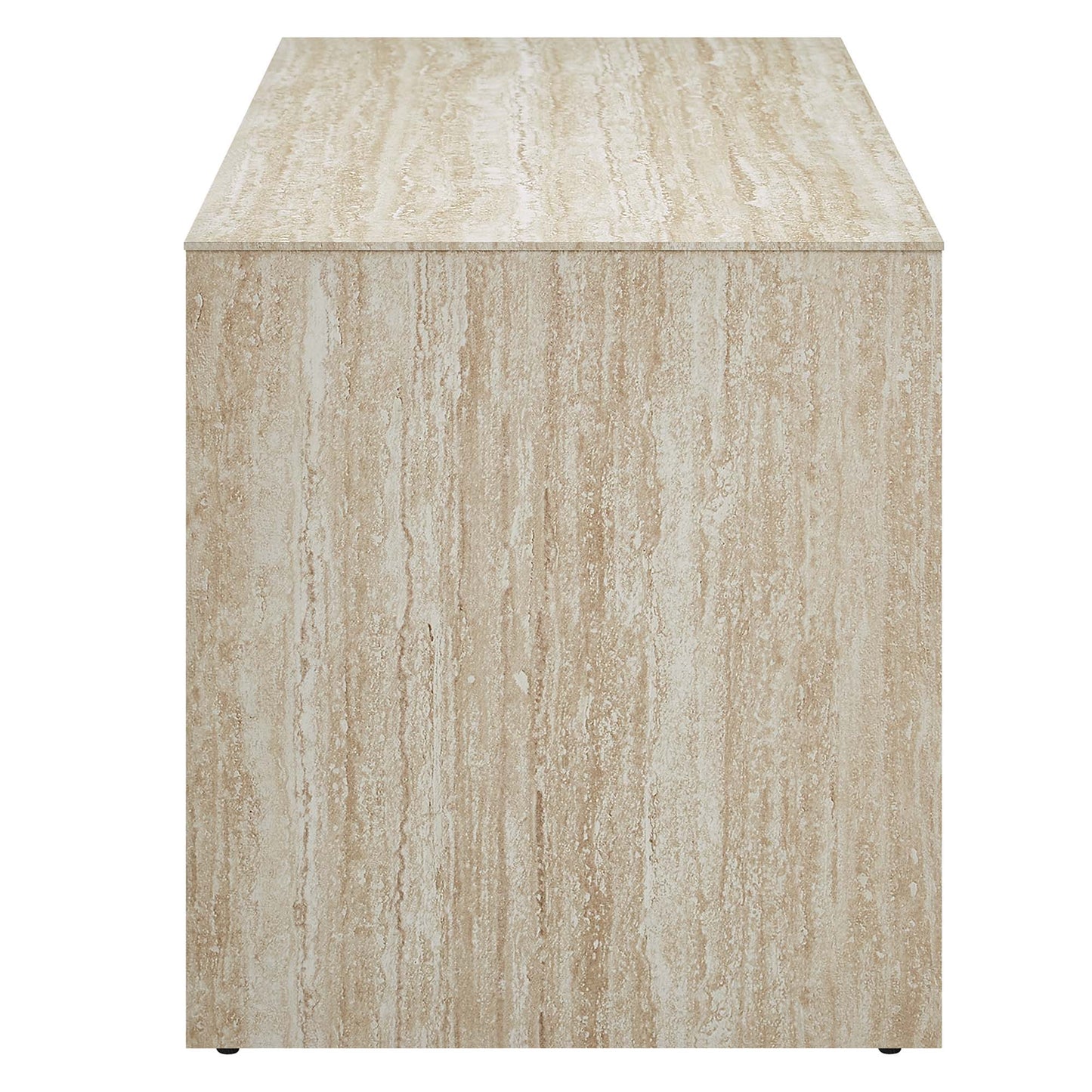 Mirella 53.5" Faux Travertine Indoor Bench by Modway